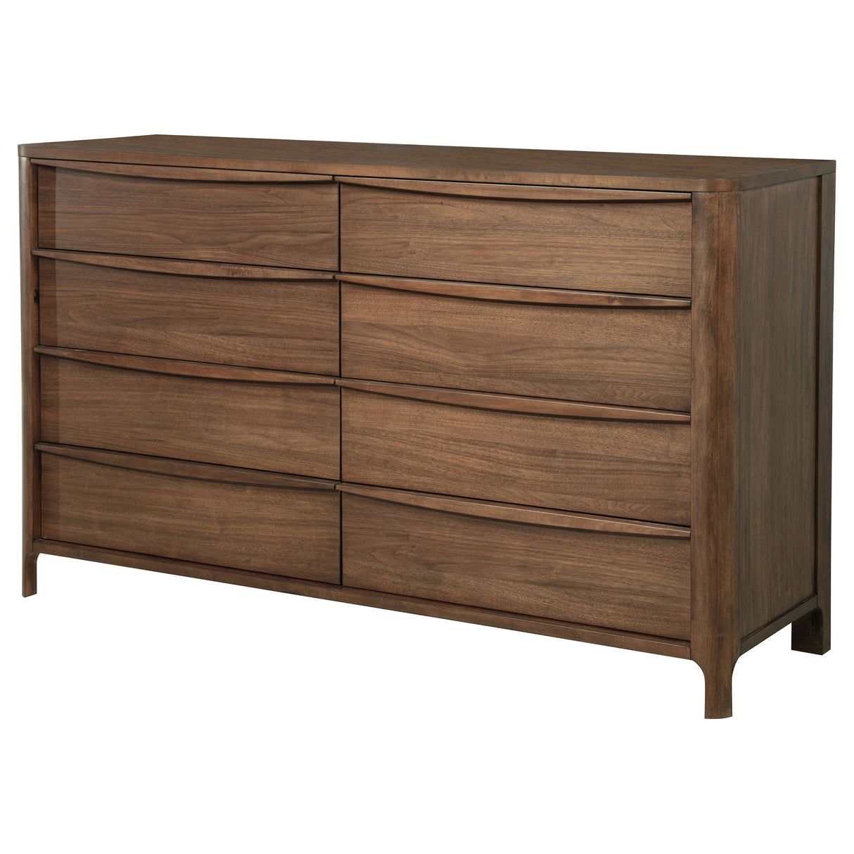 Maderia 8-drawer Dresser Cabinet Walnut - Home Elegance USA