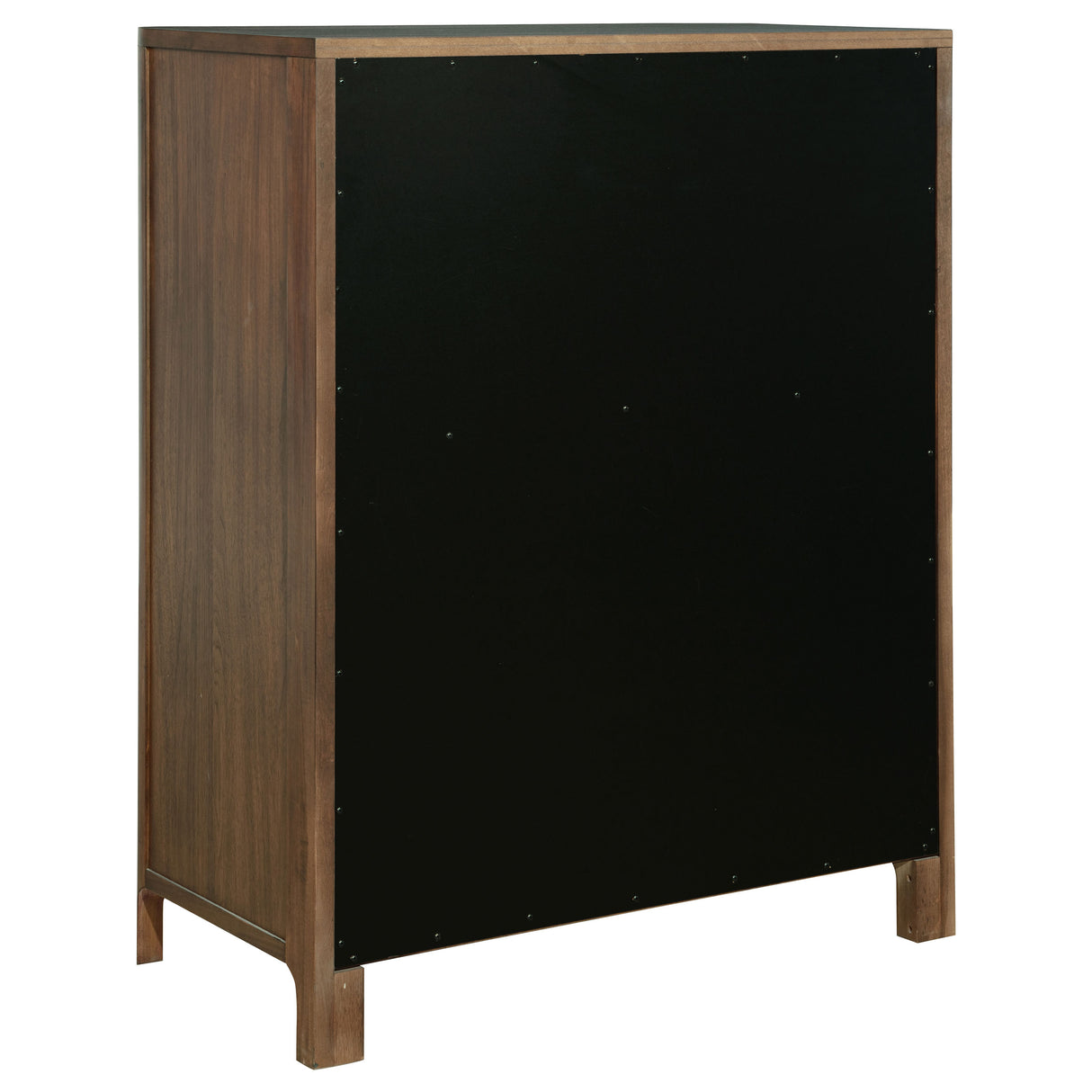 Maderia 5-drawer Chest of Drawers Walnut - Home Elegance USA