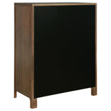 Maderia 5-drawer Chest of Drawers Walnut - Home Elegance USA