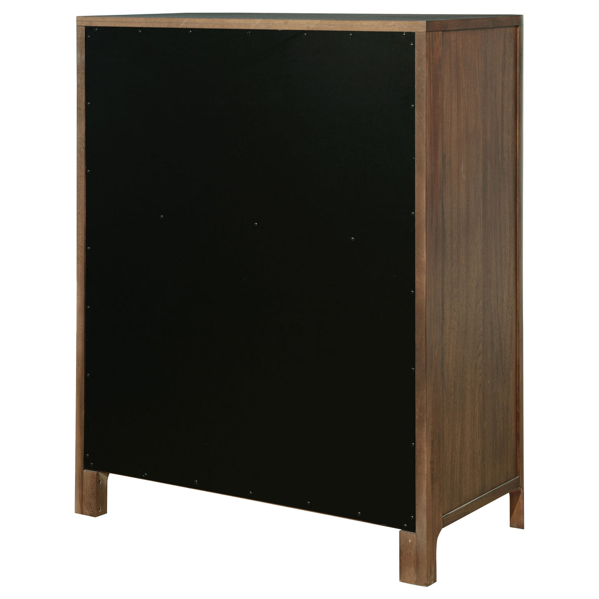 Maderia 5-drawer Chest of Drawers Walnut - Home Elegance USA