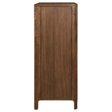 Maderia 5-drawer Chest of Drawers Walnut - Home Elegance USA