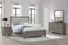 Wright 4-piece California King Bedroom Set Brown Oak - sold by Home Elegance USA