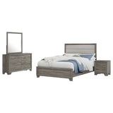 Wright 4-piece California King Bedroom Set Brown Oak - sold by Home Elegance USA