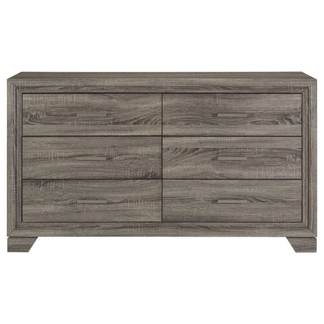 Wright 4-piece California King Bedroom Set Brown Oak - sold by Home Elegance USA