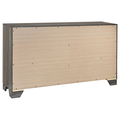 Wright 5-piece California King Bedroom Set Brown Oak - sold by Home Elegance USA