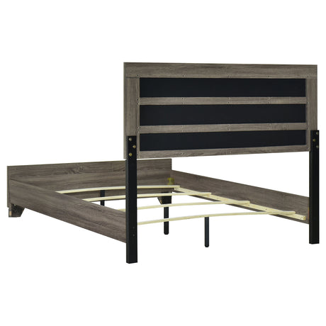 Wright 5-piece Queen Bedroom Set in Brown Oak | Coaster Furniture 