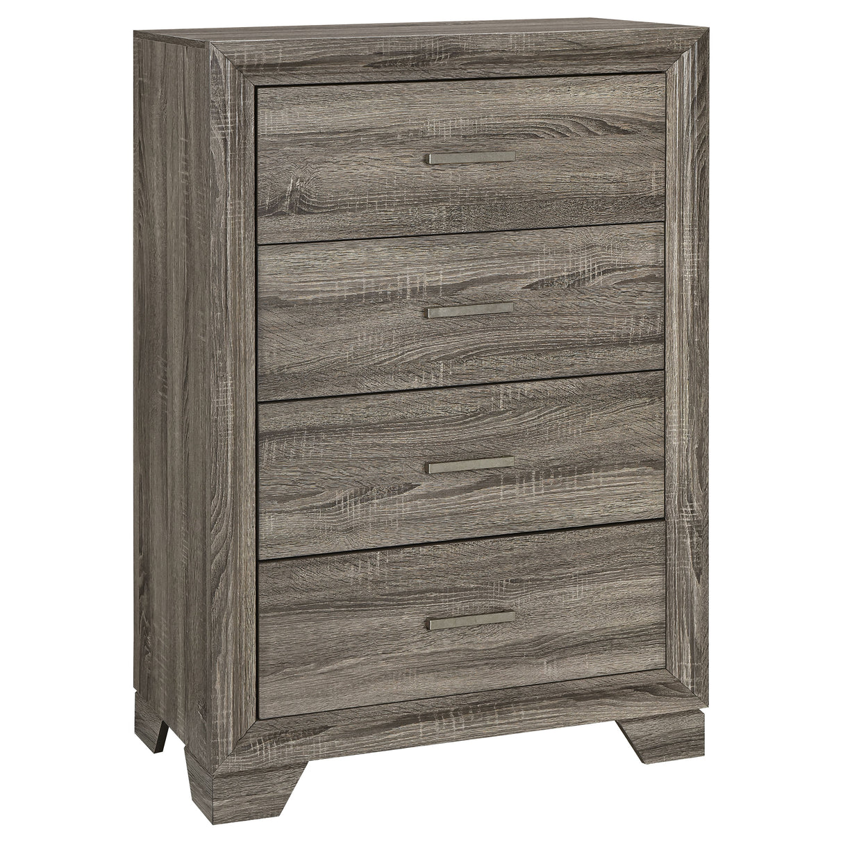Wright 5-piece Queen Bedroom Set in Brown Oak | Coaster Furniture