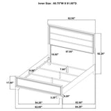 Wright 5-piece Queen Bedroom Set in Brown Oak | Coaster Furniture