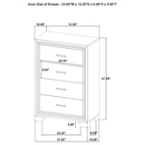 Wright 5-piece Queen Bedroom Set in Brown Oak | Coaster Furniture