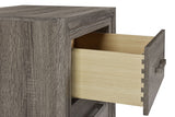 Wright 2-drawer Nightstand Bedside Table Brown Oak - Home Elegance USA