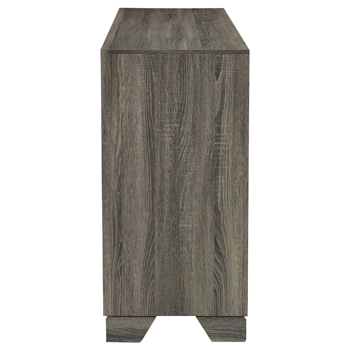 Wright 6-drawer Dresser Cabinet Brown Oak - Home Elegance USA