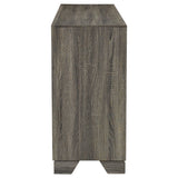 Wright 6-drawer Dresser Cabinet Brown Oak - Home Elegance USA