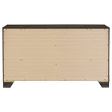 Wright 6-drawer Dresser Cabinet Brown Oak - Home Elegance USA