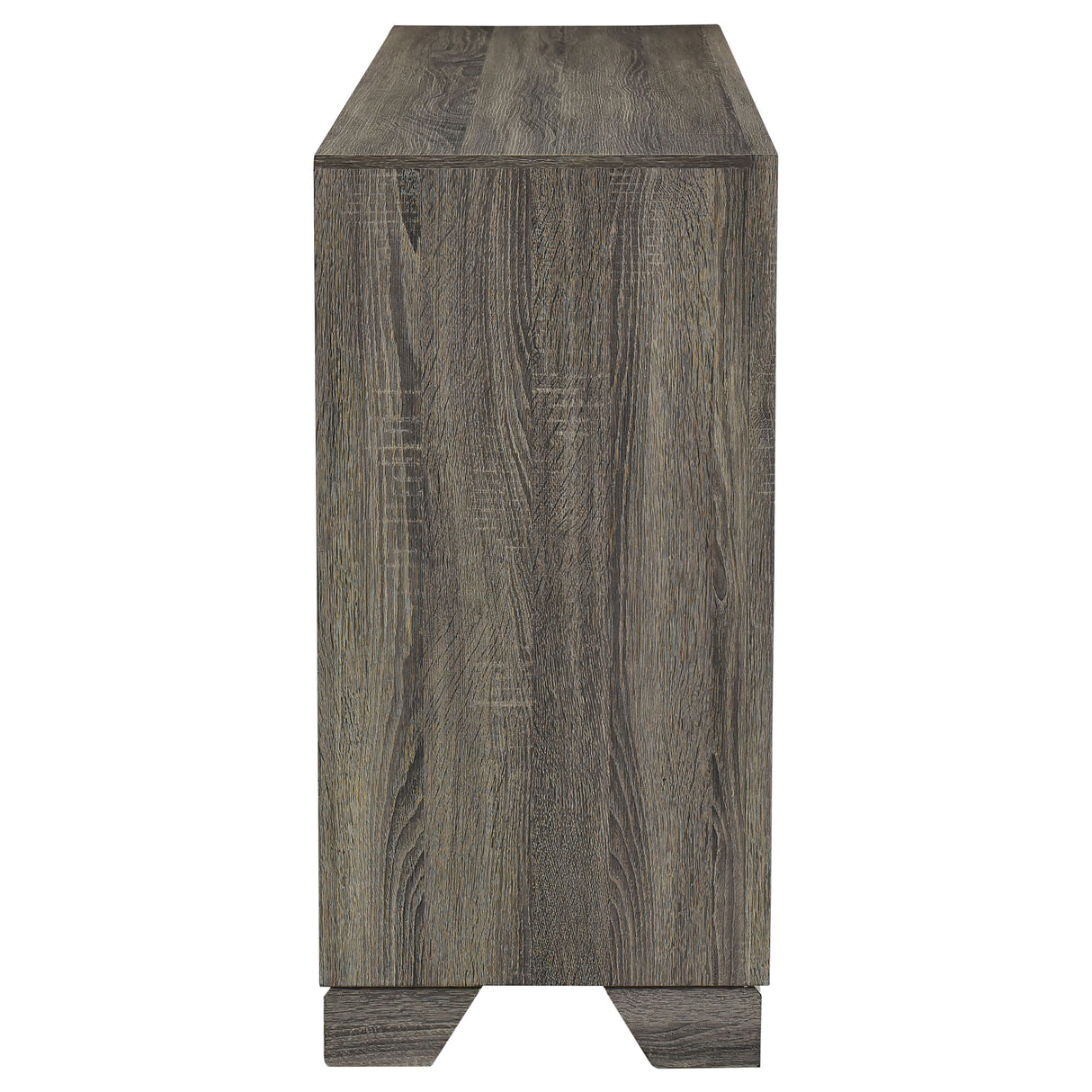 Wright 6-drawer Dresser Cabinet Brown Oak - Home Elegance USA