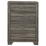 Wright 4-drawer Chest of Drawers Brown Oak - Home Elegance USA