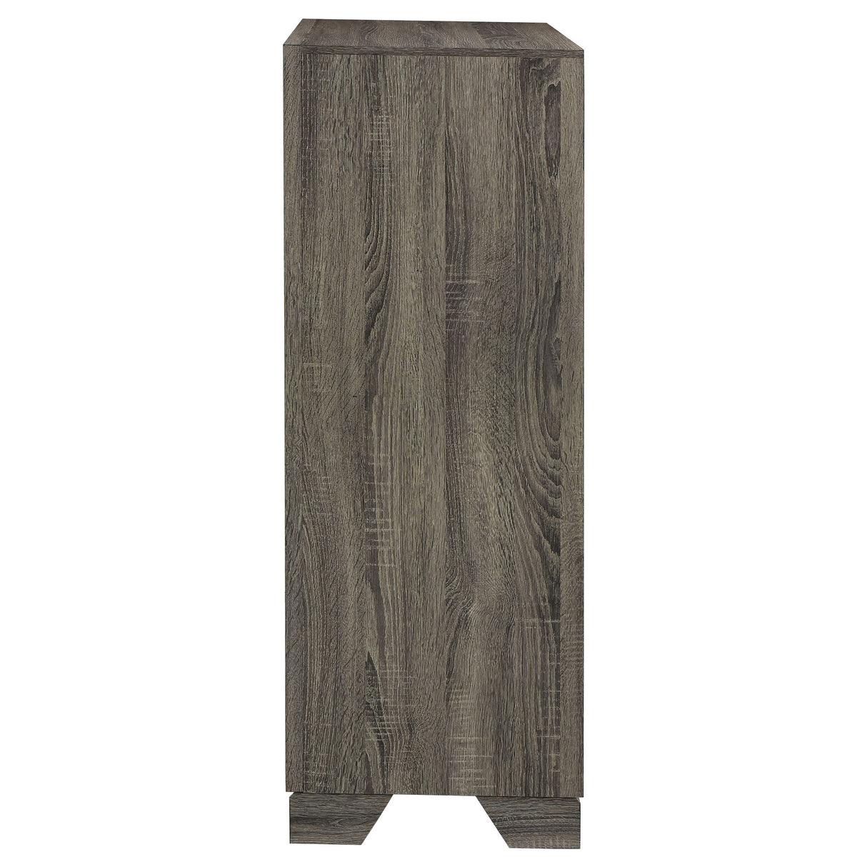Wright 4-drawer Chest of Drawers Brown Oak - Home Elegance USA