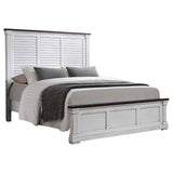 Queen Bed 4 Pc Set - Hillcrest 4-piece Queen Bedroom Set Distressed White