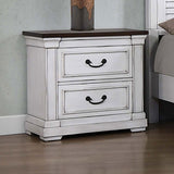 Nightstand - Hillcrest 2-drawer Nightstand Dark Rum and White