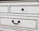 Dresser - Hillcrest 9-drawer Dresser Dark Rum and White