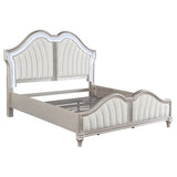 Eastern King Bed 4 Pc Set - Evangeline 4-piece Eastern King Bedroom Set Silver Oak