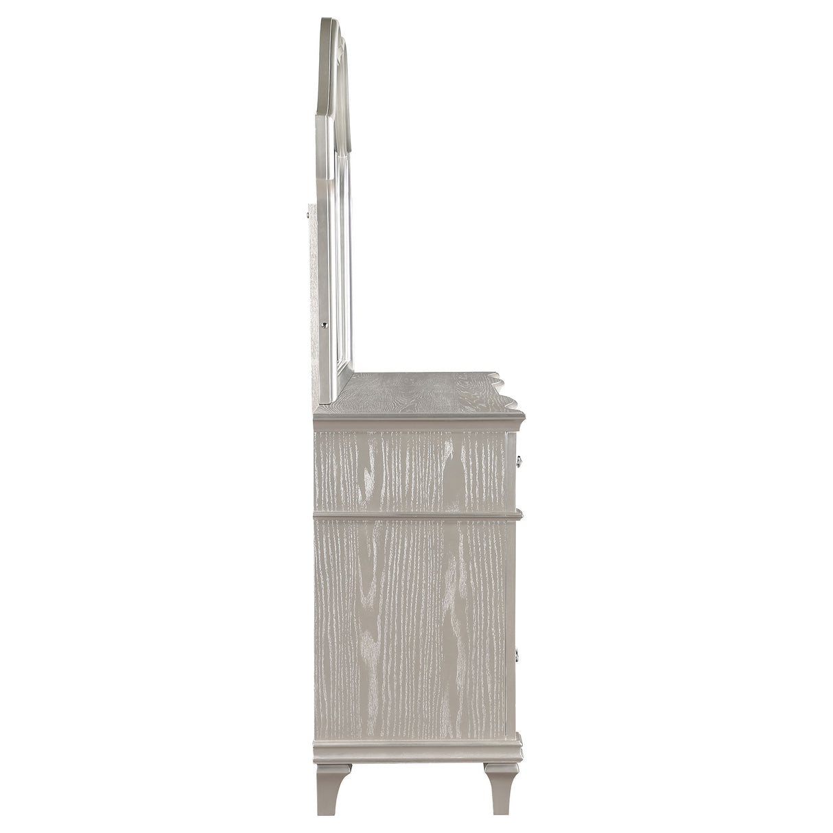 Dresser With Mirror - Evangeline 9-drawer Dresser with Mirror Silver Oak