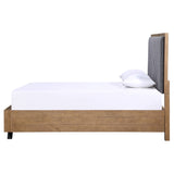 Queen Bed - Taylor Wood Queen Panel Bed Light Honey Brown