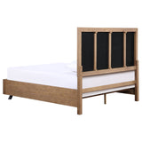 Queen Bed - Taylor Wood Queen Panel Bed Light Honey Brown