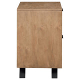 Nightstand - Taylor 2-drawer Rectangular Nightstand with Dual USB Ports Light Honey Brown