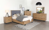 Dresser - Taylor 7-drawer Rectangular Dresser Light Honey Brown