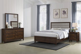 Welsley 4-piece California King Bedroom Set Walnut - sold by Home Elegance USA