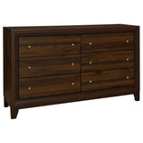 Welsley 4-piece California King Bedroom Set Walnut - sold by Home Elegance USA