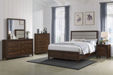 Welsley 5-piece California King Bedroom Set Walnut - sold by Home Elegance USA