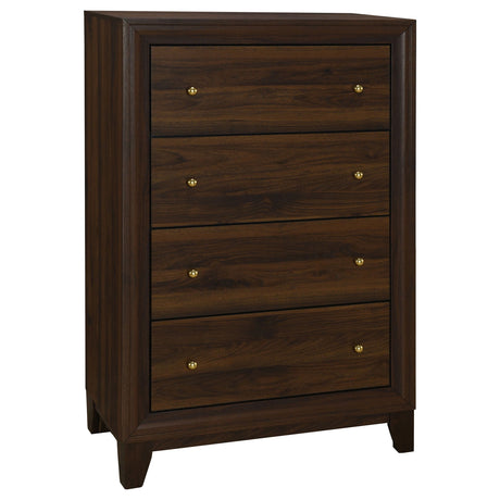 Welsley 5-piece California King Bedroom Set Walnut - sold by Home Elegance USA