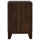 Welsley 2-drawer Nightstand Bedside Table Walnut - Home Elegance USA