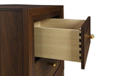 Welsley 2-drawer Nightstand Bedside Table Walnut - Home Elegance USA