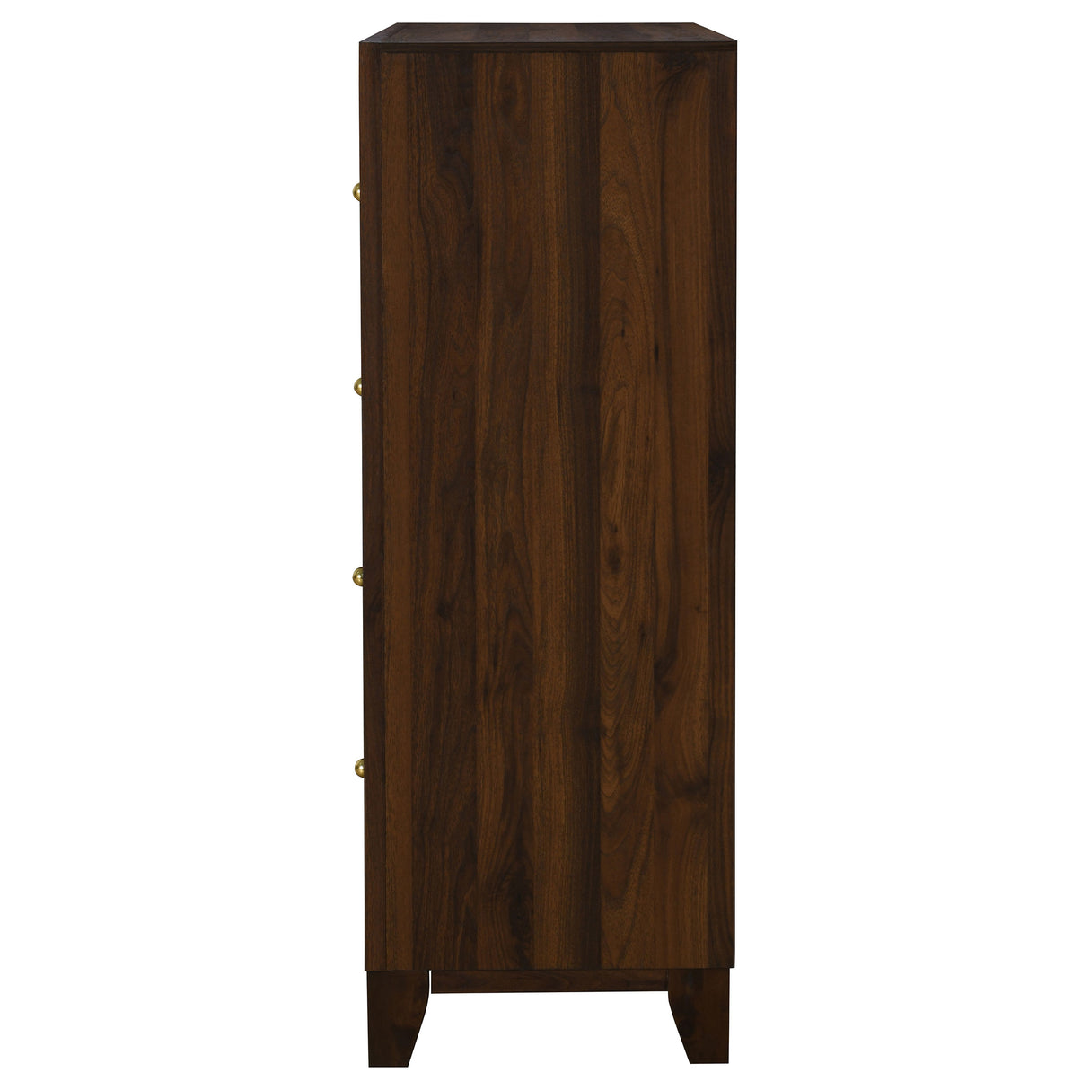 Welsley 4-drawer Chest of Drawers Walnut - Home Elegance USA