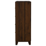 Welsley 4-drawer Chest of Drawers Walnut - Home Elegance USA