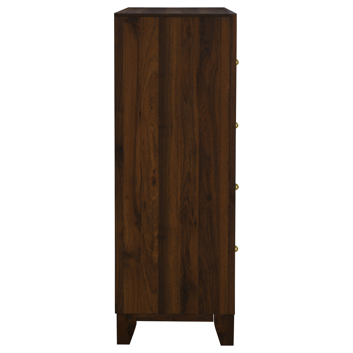 Welsley 4-drawer Chest of Drawers Walnut - Home Elegance USA