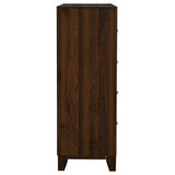 Welsley 4-drawer Chest of Drawers Walnut - Home Elegance USA