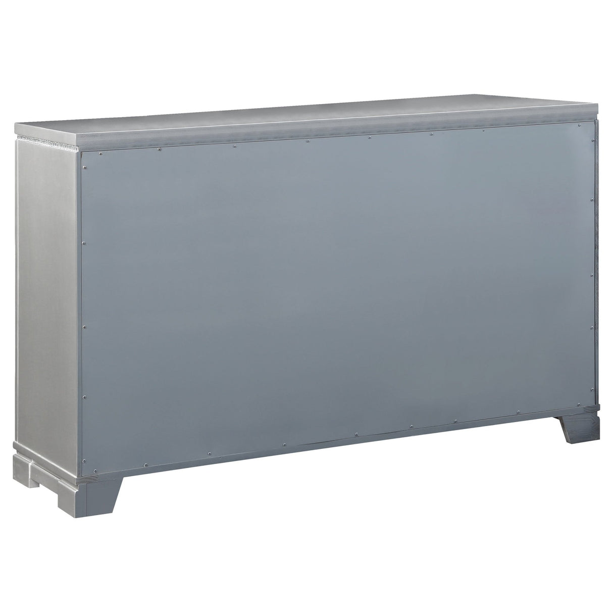 Dresser - Eleanor Rectangular 6-drawer Dresser Metallic