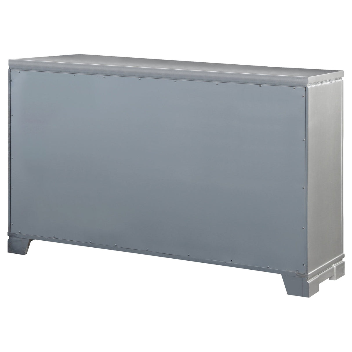 Dresser - Eleanor Rectangular 6-drawer Dresser Metallic