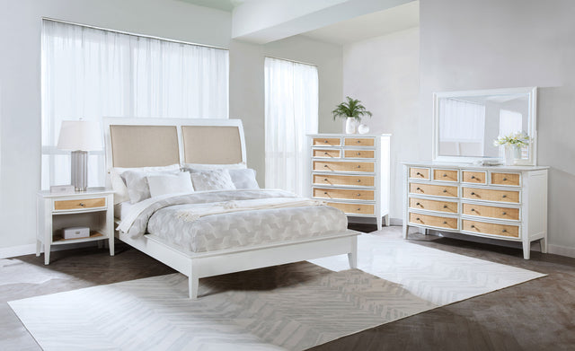Bexhill 5-piece Eastern King Bedroom Set White – Coaster Furniture - Home Elegance USA