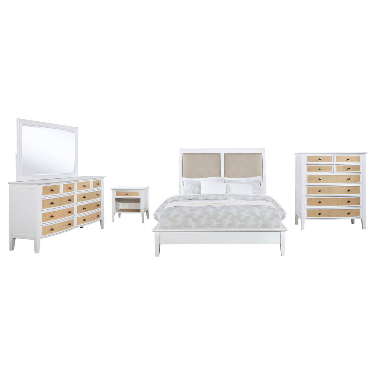 Bexhill 5-piece Queen Bedroom Set White – Coaster Furniture