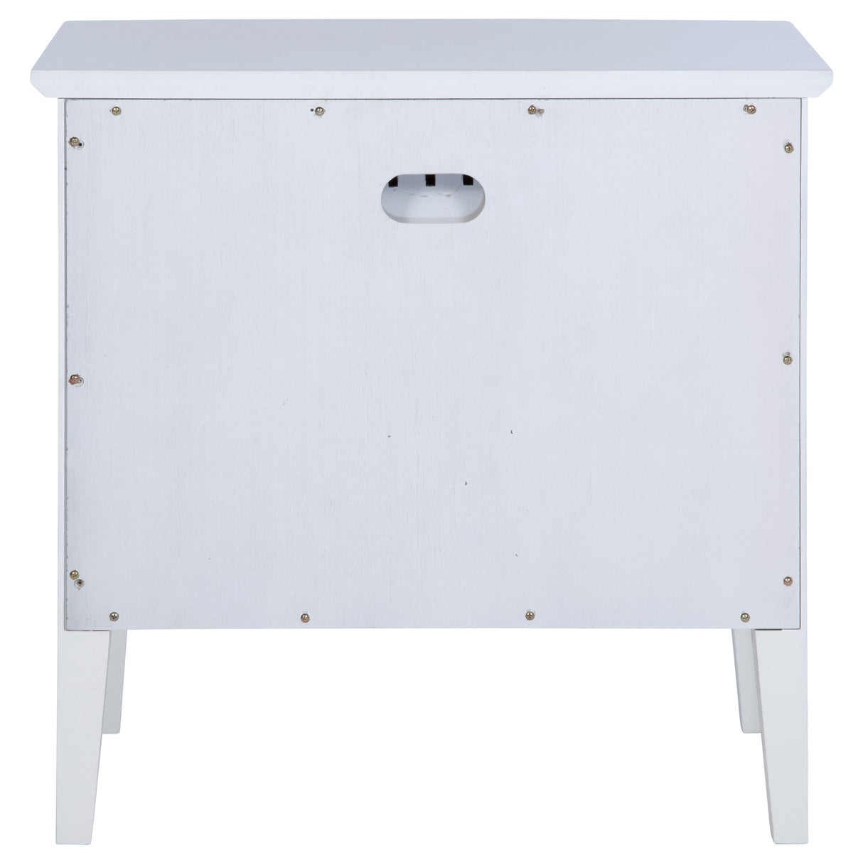 Bexhill 1-drawer Nightstand Bedside Table White - Home Elegance USA