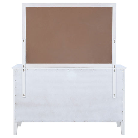 Bexhill 10-drawer Dresser and Mirror White - Home Elegance USA