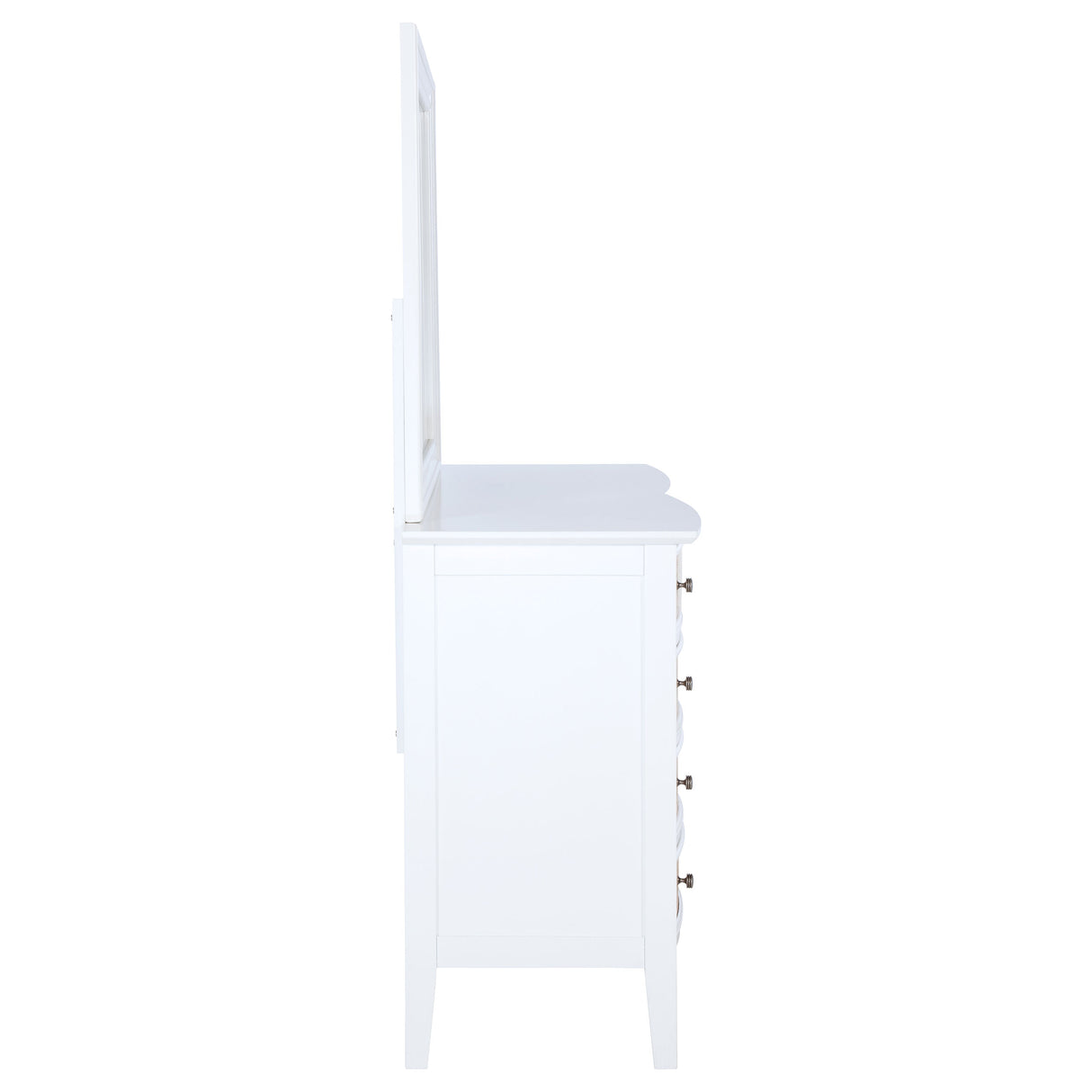Bexhill 10-drawer Dresser and Mirror White - Home Elegance USA