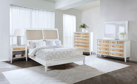 Bexhill 10-drawer Dresser and Mirror White - Home Elegance USA