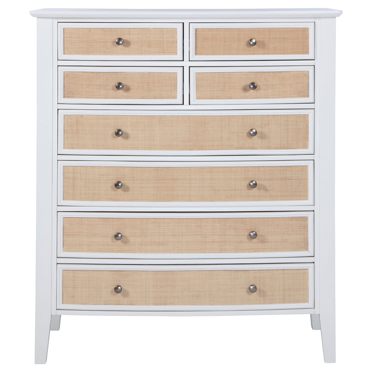 Bexhill 8-drawer Chest of Drawers White - Home Elegance USA