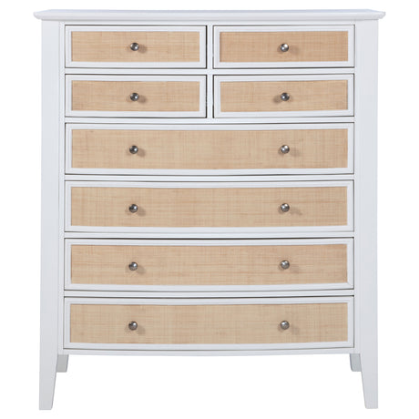 Bexhill 8-drawer Chest of Drawers White - Home Elegance USA