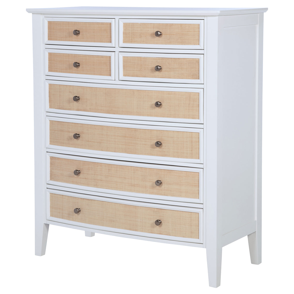Bexhill 8-drawer Chest of Drawers White - Home Elegance USA